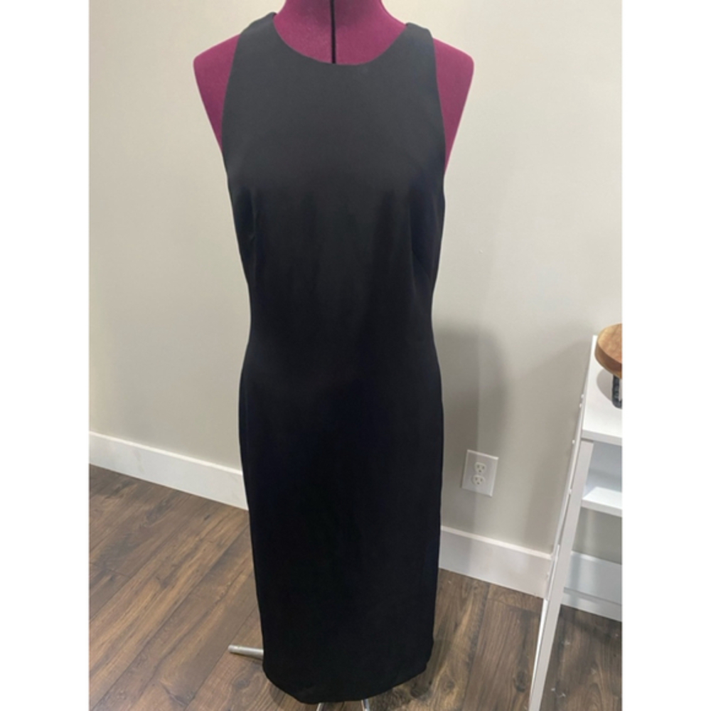 Theory Black Midi Dress